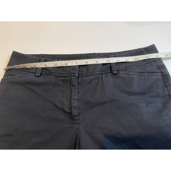 Talbots Women Perfect Shorts Bermuda Mid Rise Stretch JO3026 Cotton Black Size 2 - Picture 3 of 9